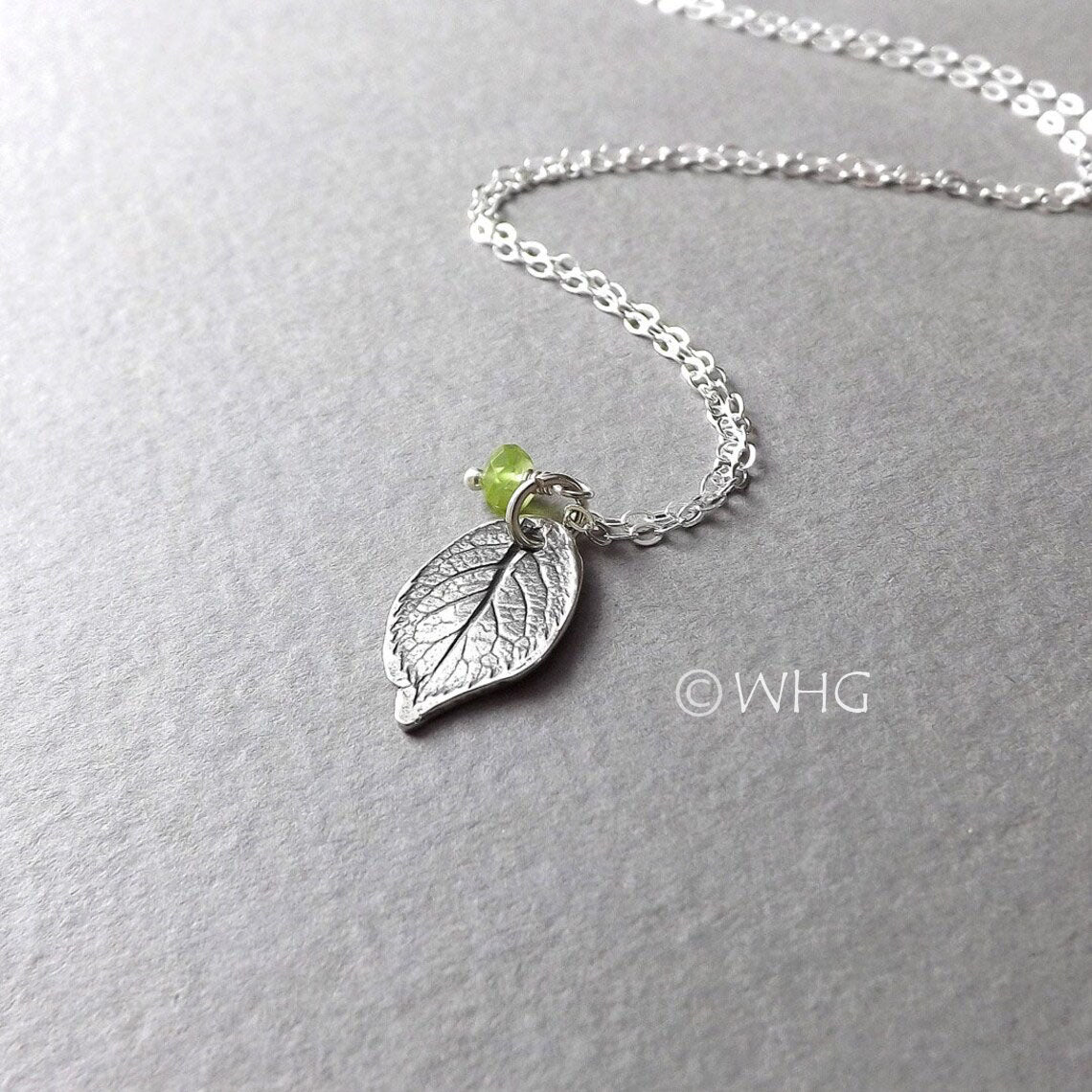 Sterling Silver Leaf Necklace