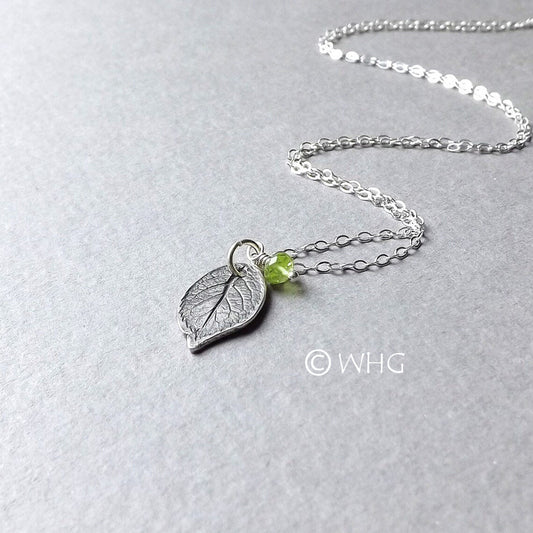 Sterling Silver Leaf Necklace